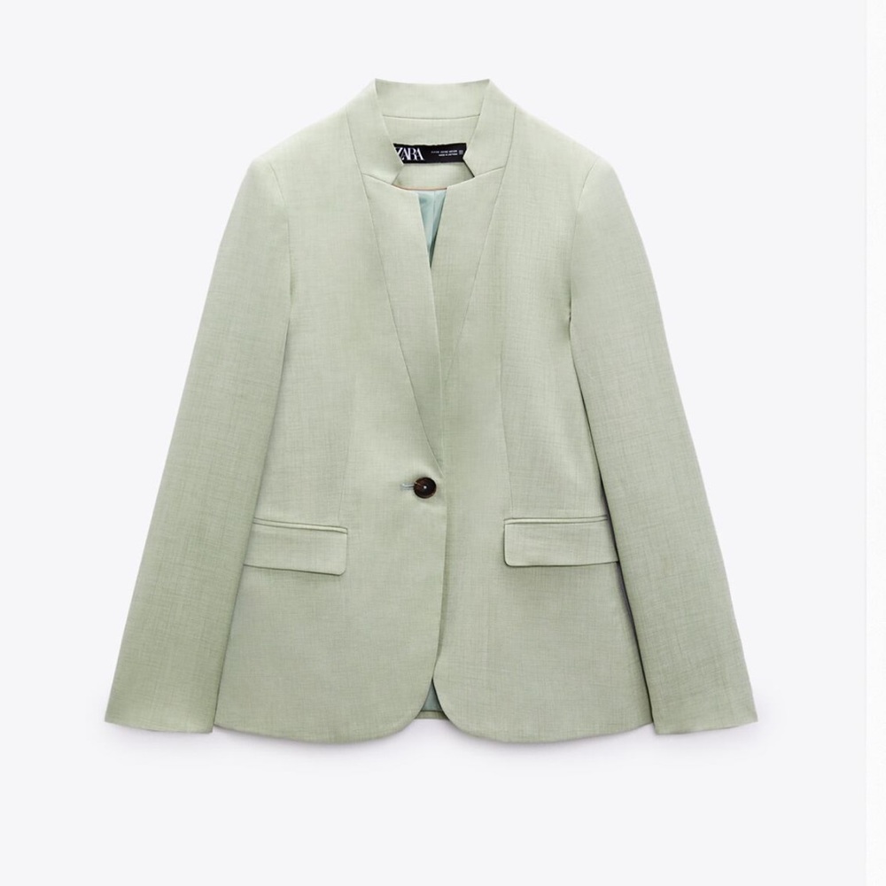 NWT Zara Green Casual Blazer
